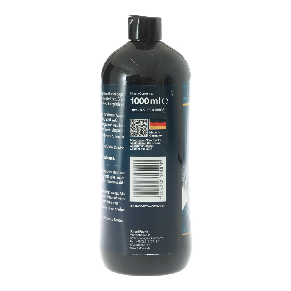 AUTOSOL Marine Boat Wash Low Foam Shampoo 1L