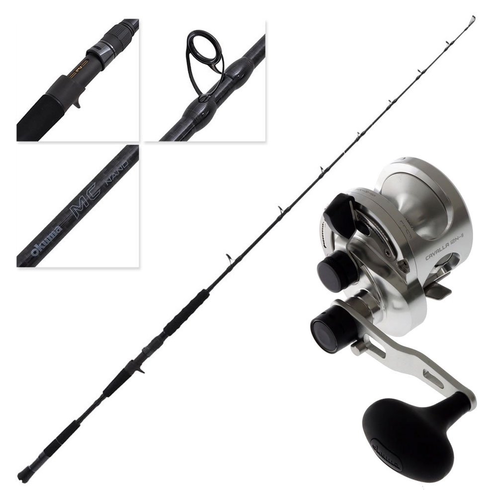 Okuma Cavalla 12 MC Nano 2-Speed Bluefin Tuna Combo 5ft 6in 250-450g 1pc