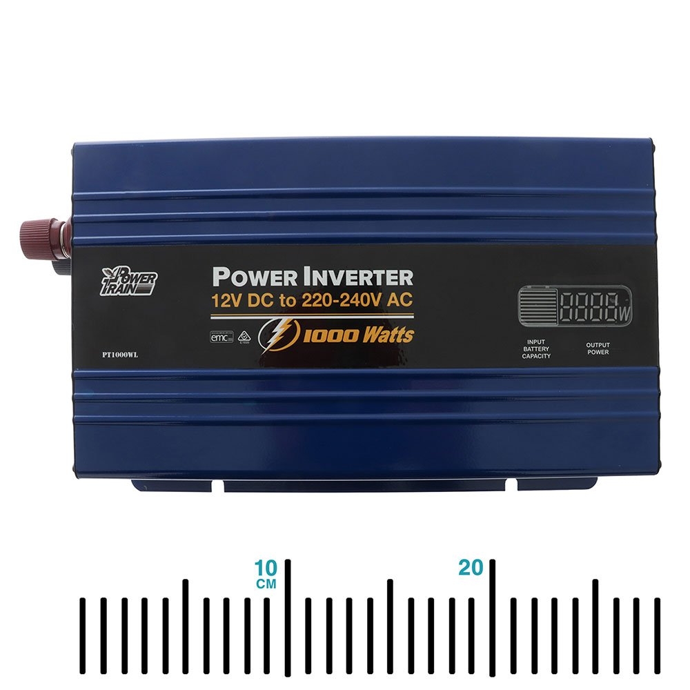 Powertrain Pure Sinewave Inverter with LED Display 1000W
