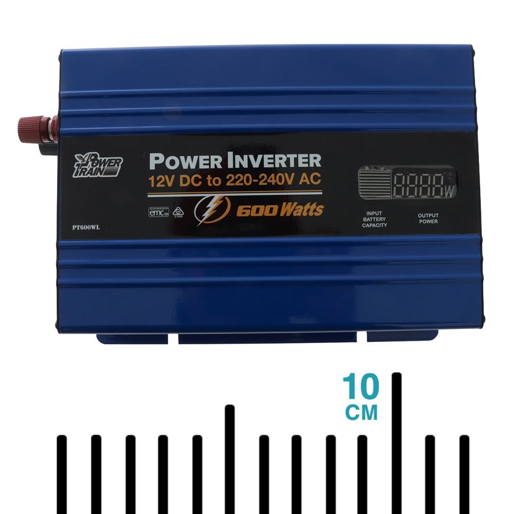 Powertrain Pure Sinewave Inverter with LED Display 600W