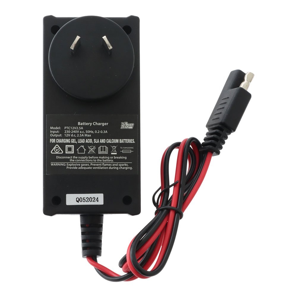 Powertrain 5-Stage Battery Charger 12V 2.5A