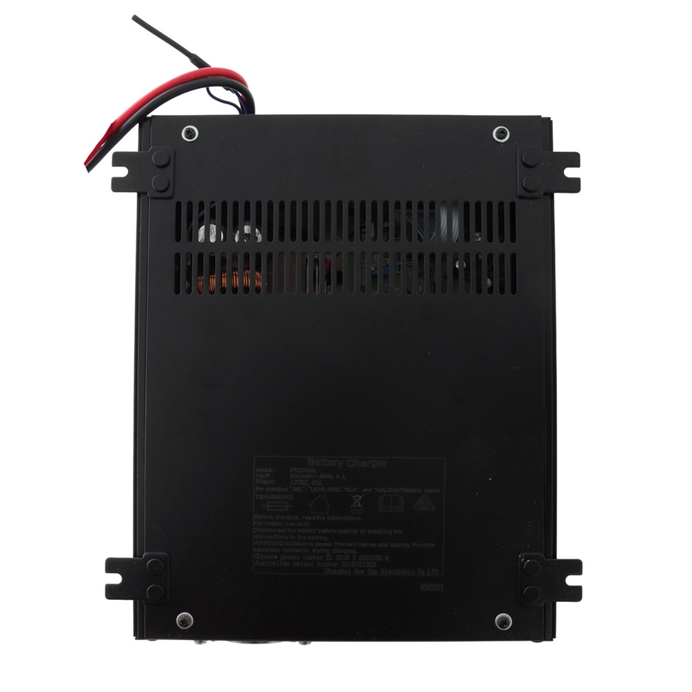 Powertrain 8-Stage Battery Charger with Bluetooth Display and Remote 12V 40A