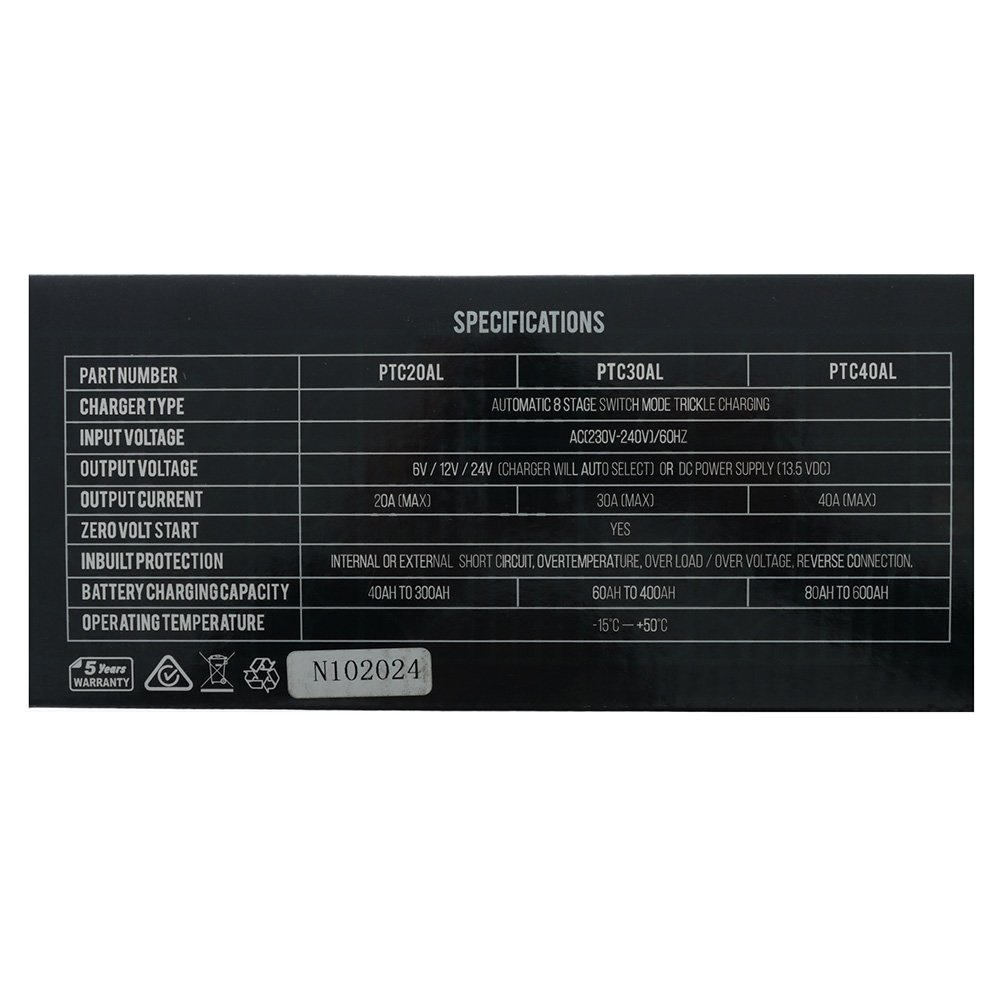 Powertrain 8-Stage Smart Battery Charger