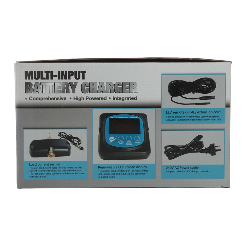 Powertrain Multiple Input Battery Charger AC/DC/Solar 30/40A