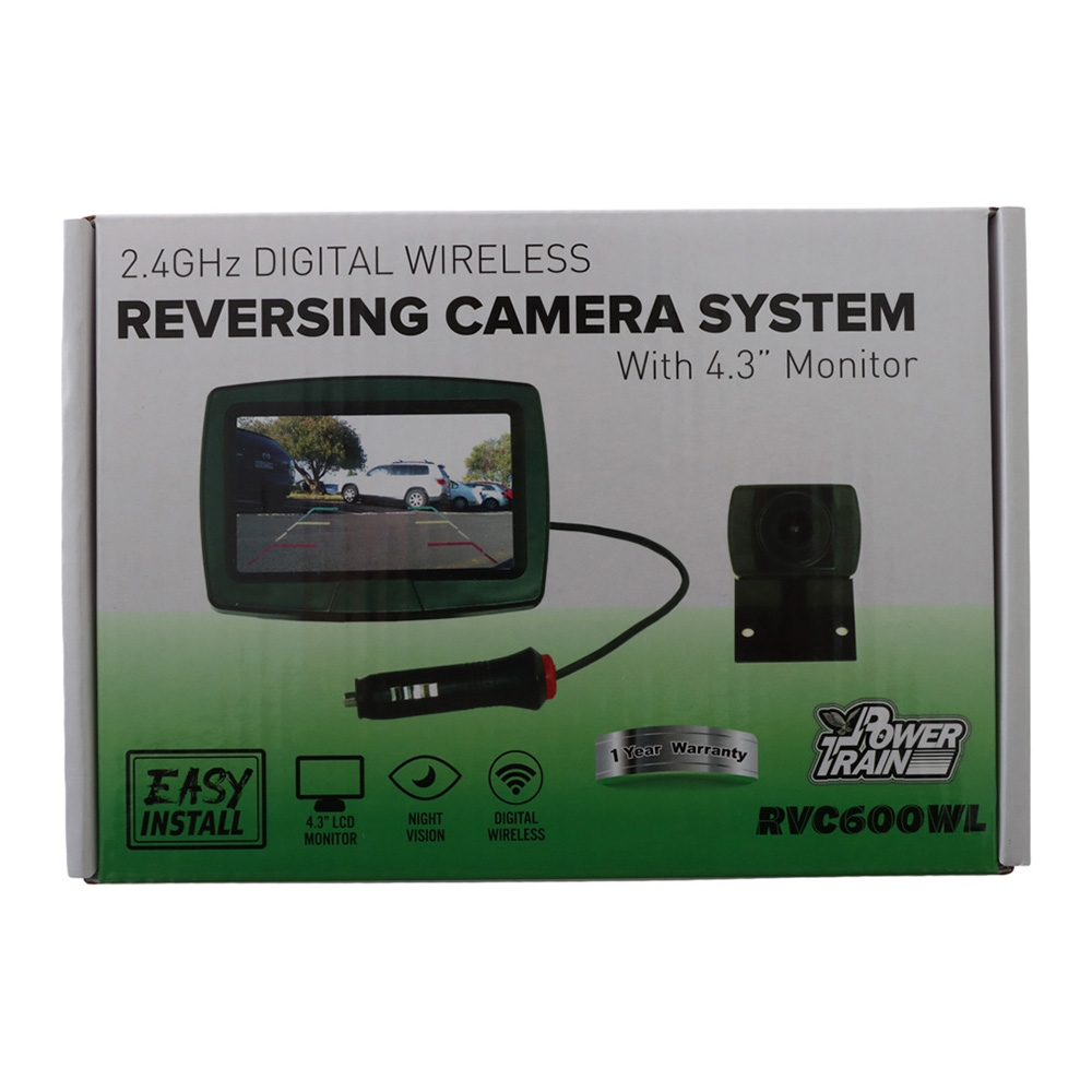 Powertrain IP68 Reverse Camera with 4.3in LCD