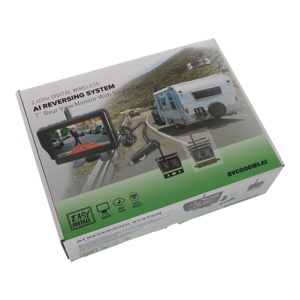 Powertrain Reverse Camera with 7in LCD Display, AI and DVR