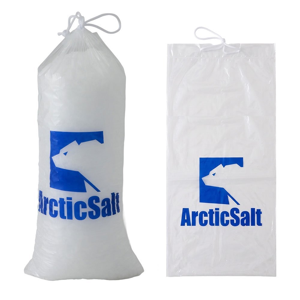 ArcticSalt Clear Plastic Ice Bag 5kg Qty 100
