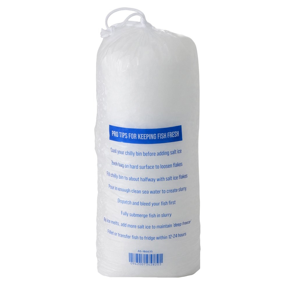 ArcticSalt Clear Plastic Ice Bag 10kg Qty 50