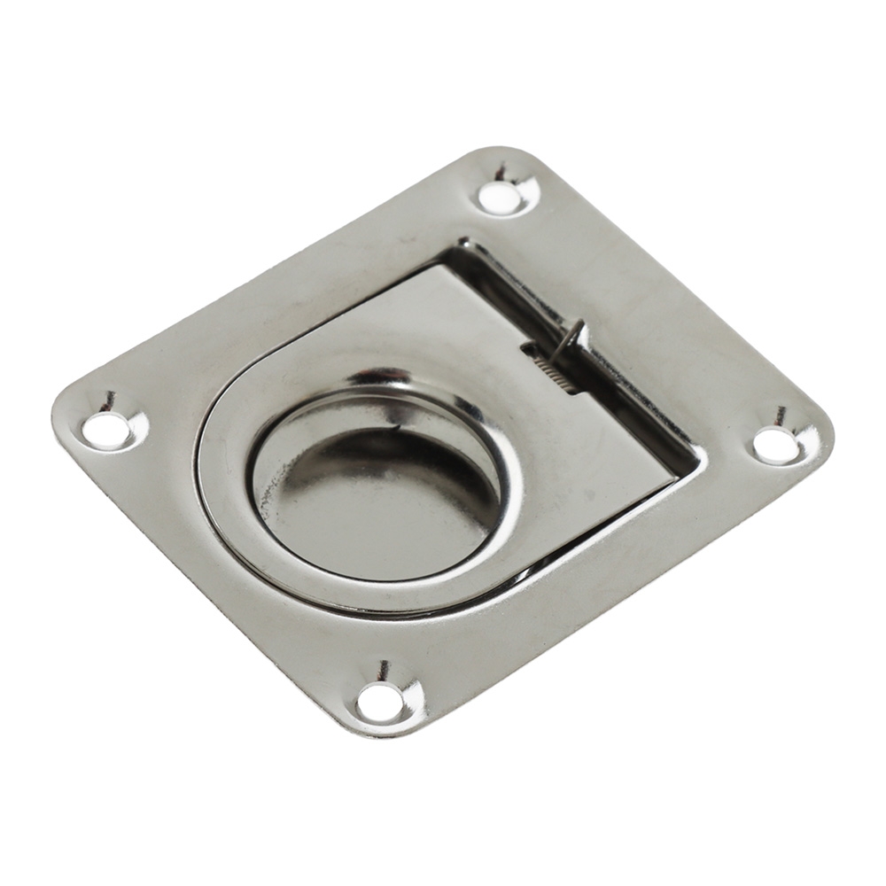 Sinox 304 Polished Stainless Steel Spring Lift Ring 65x55mm