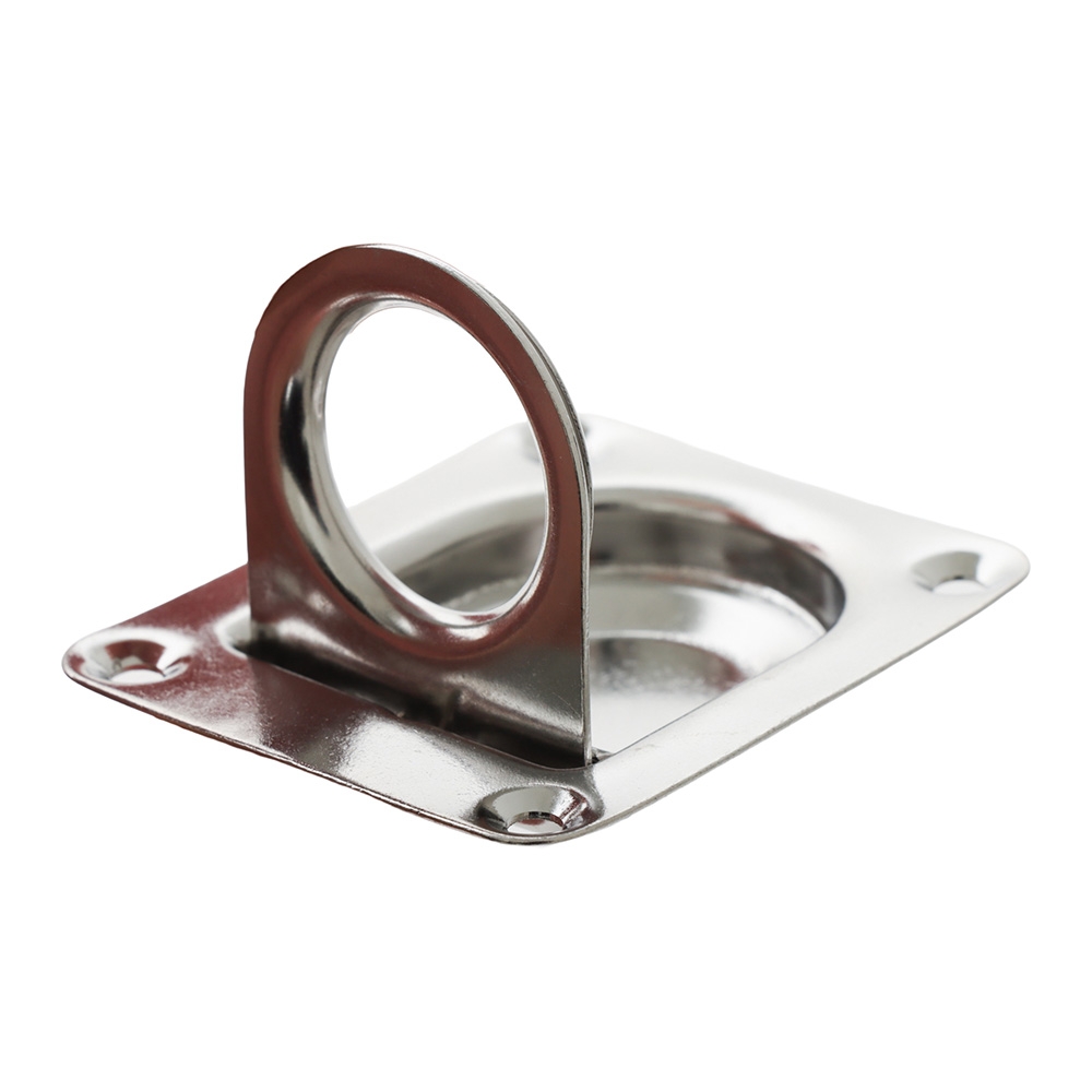 Sinox 304 Polished Stainless Steel Spring Lift Ring 65x55mm