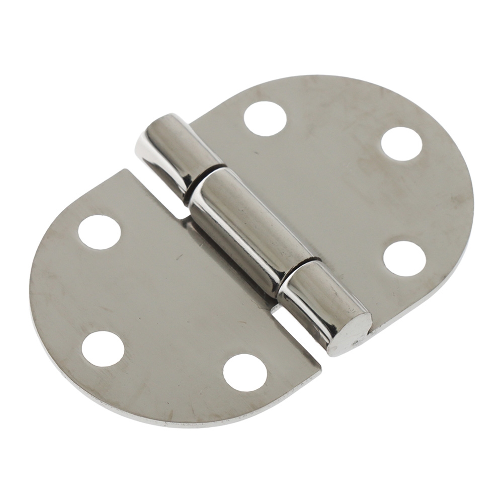 Sinox 316 Polished Stainless Steel Flush Door Hinge 48x30x2mm