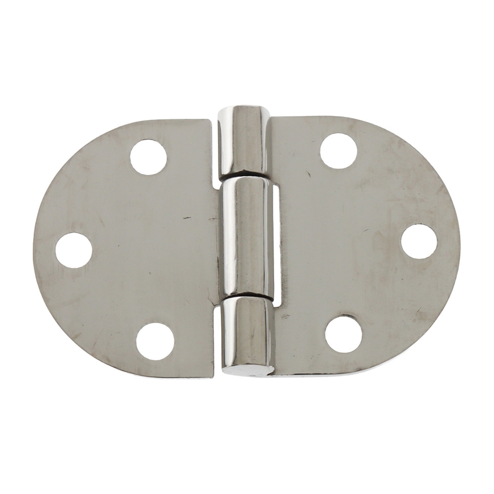 Sinox 316 Polished Stainless Steel Flush Door Hinge 48x30x2mm