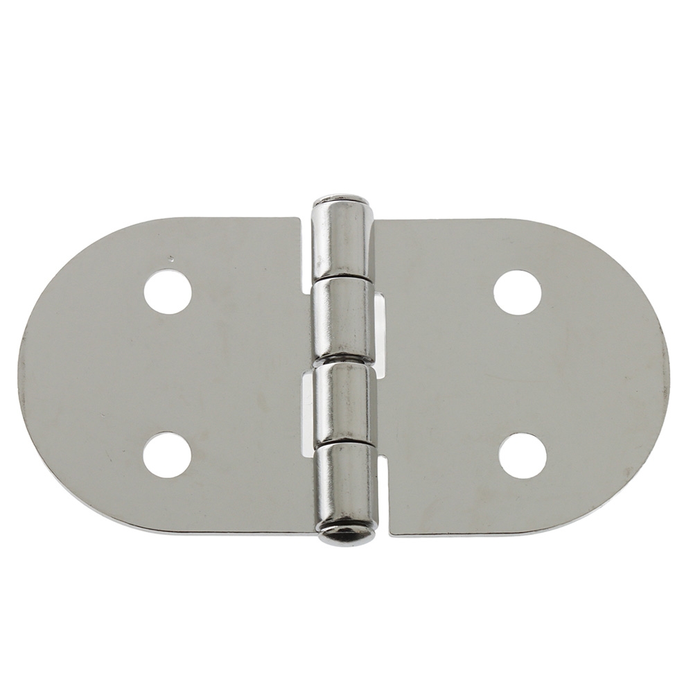 Sinox 304 Polished Stainless Steel Flush Door Hinge 75x40mm