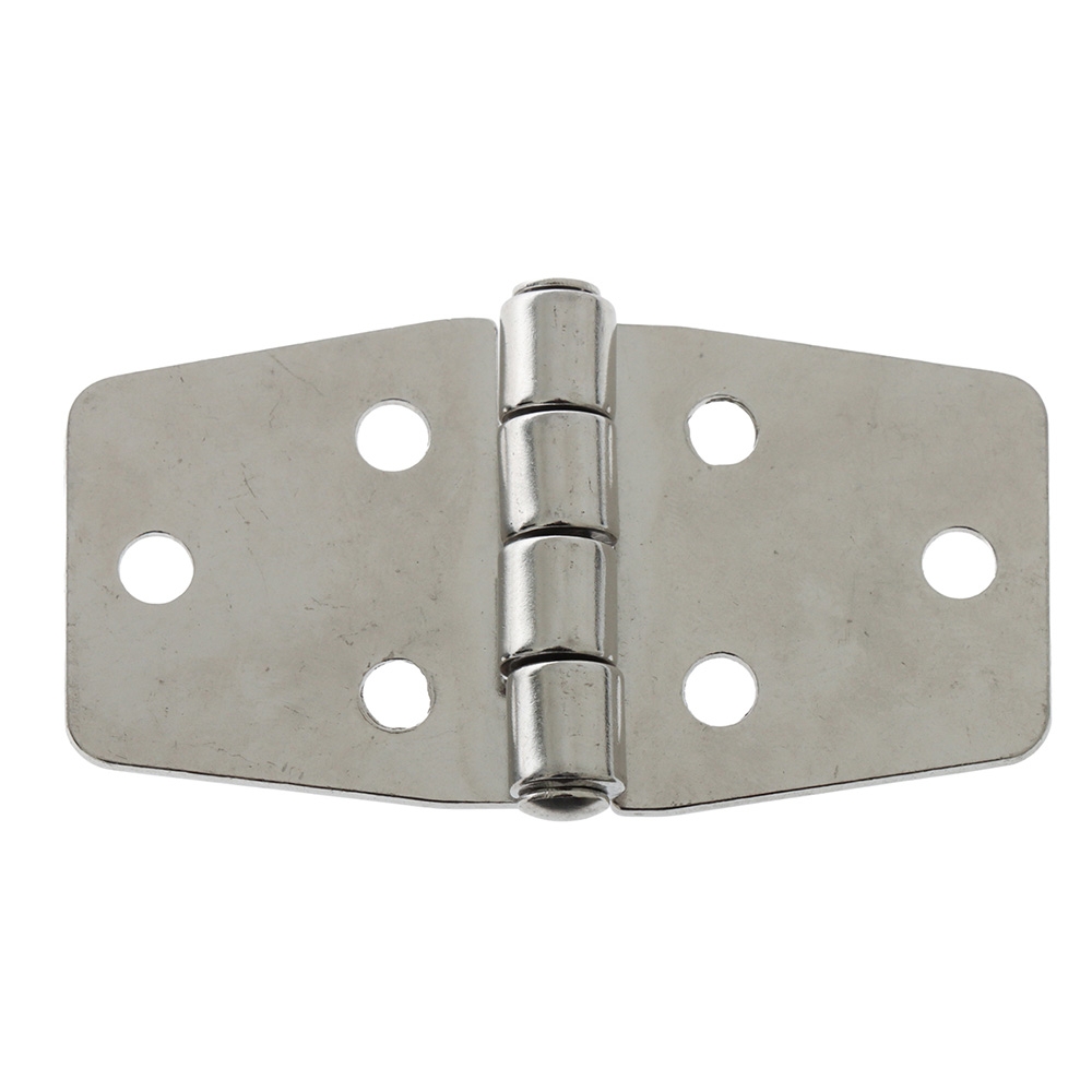 Sinox 304 Polished Stainless Steel Flush Door Hinge 75 x 40mm