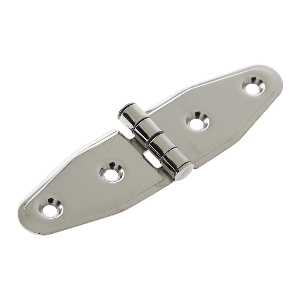 Sinox 316 Polished Stainless Steel Marine Strap Hinge 101 x 30 x 2 mm