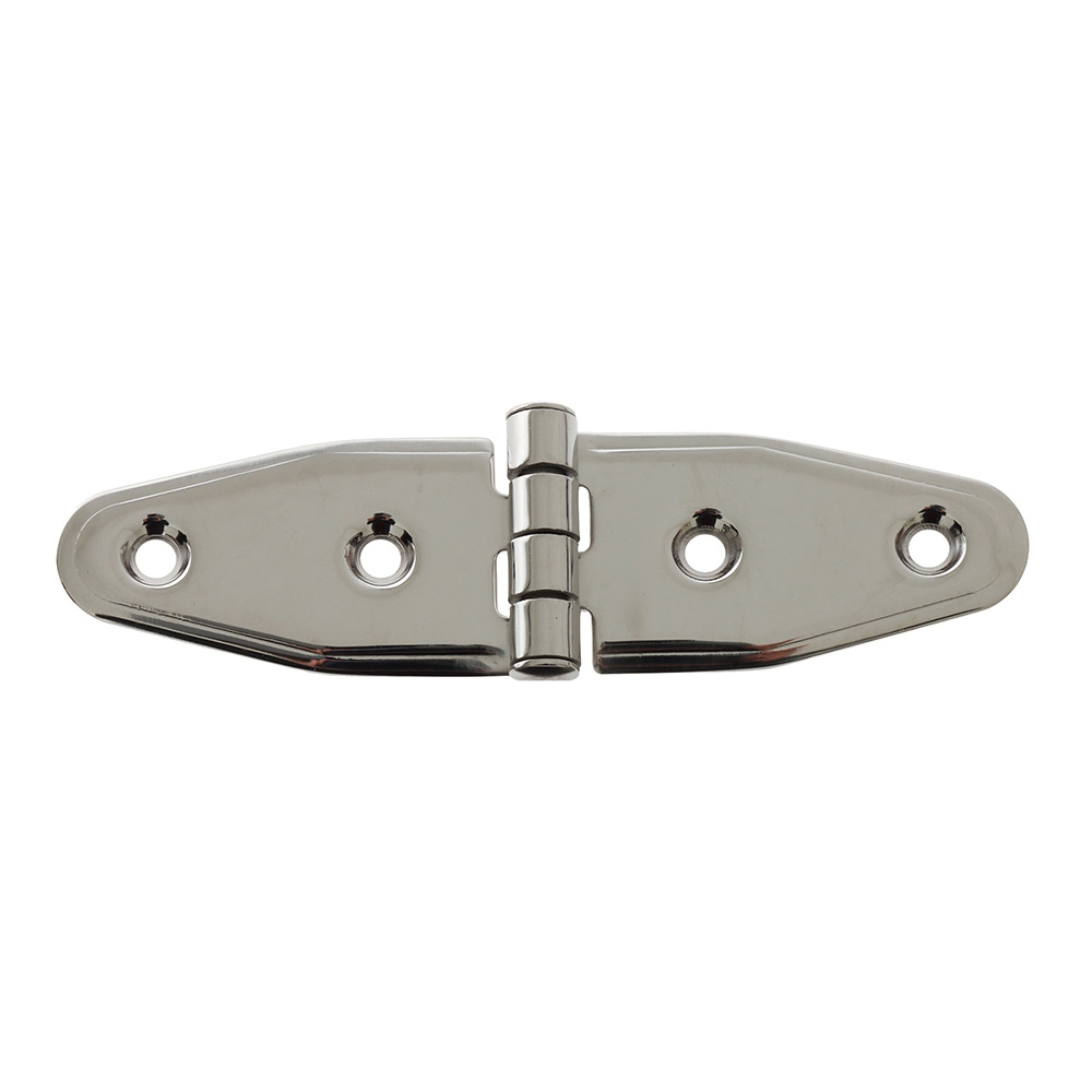 Sinox 316 Polished Stainless Steel Marine Strap Hinge 101 x 30 x 2 mm