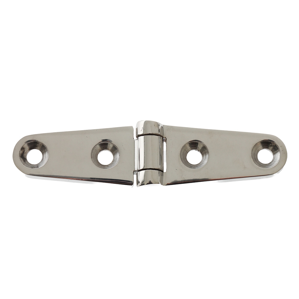 Sinox 316 Polished Stainless Steel Marine Strap Hinge 96 x 23 x 5 mm