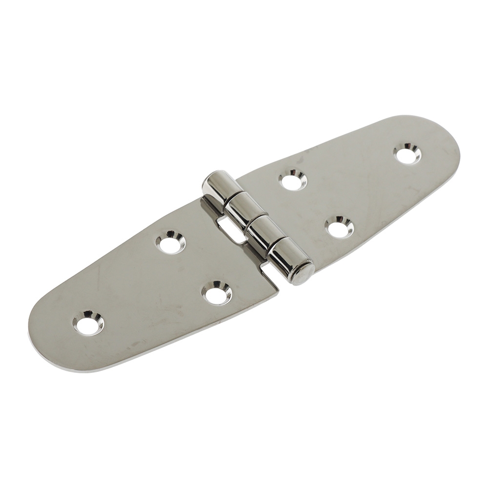 Sinox 316 Polished Stainless Steel Marine Door Hinge 143 x 38 x 2 mm