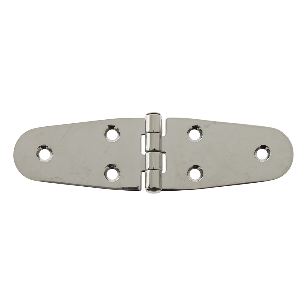 Sinox 316 Polished Stainless Steel Marine Door Hinge 143 x 38 x 2 mm