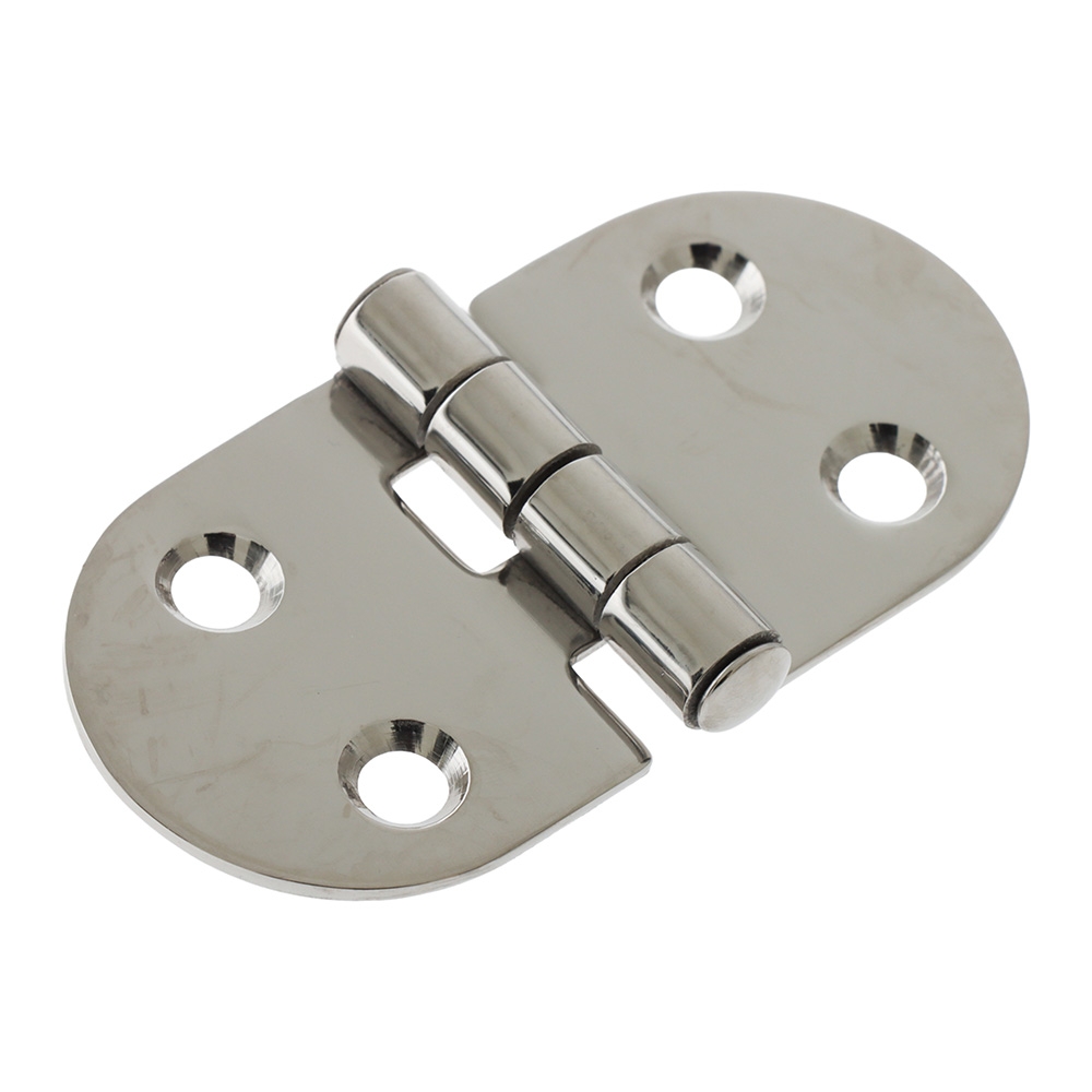 Sinox 316 Polished Stainless Steel Marine Door Hinge 74 x 38 x 2 mm