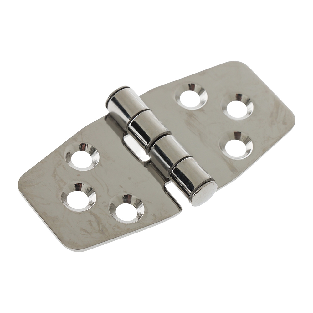 Sinox 316 Polished Stainless Steel Marine Door Hinge 76 x 37 x 2 mm