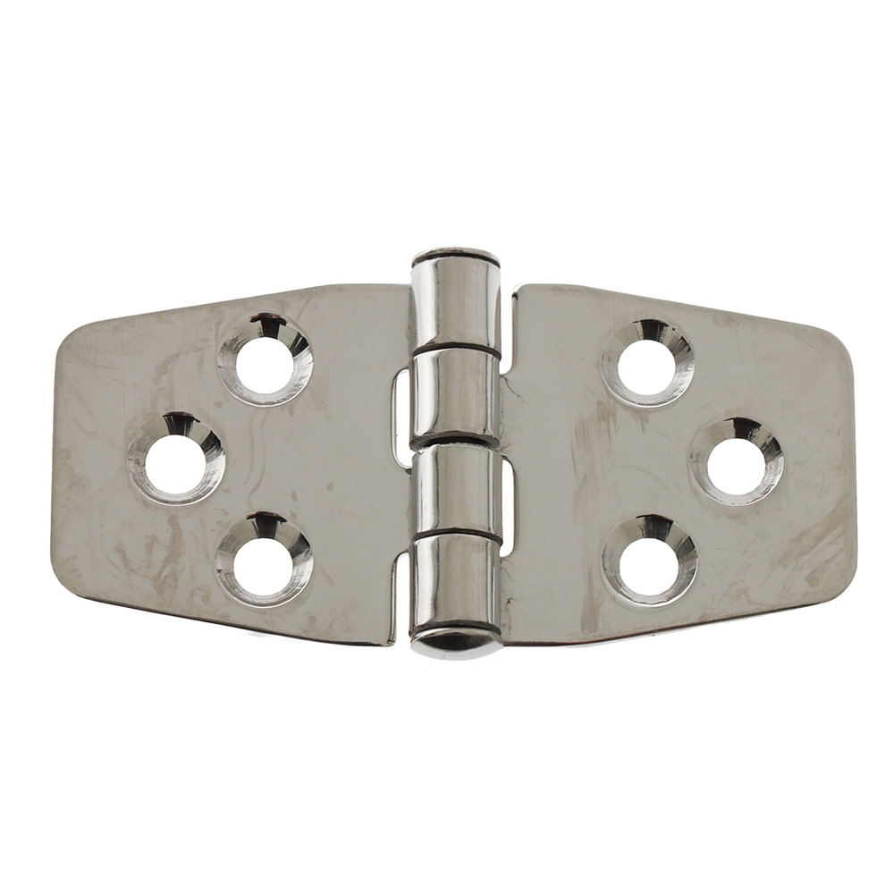 Sinox 316 Polished Stainless Steel Marine Door Hinge 76 x 37 x 2 mm