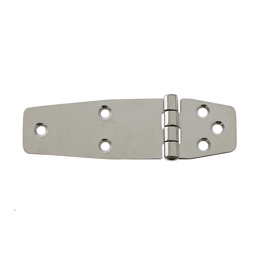 Sinox 316 Polished Stainless Steel Marine Door Hinge 125 x 40 x 2 mm