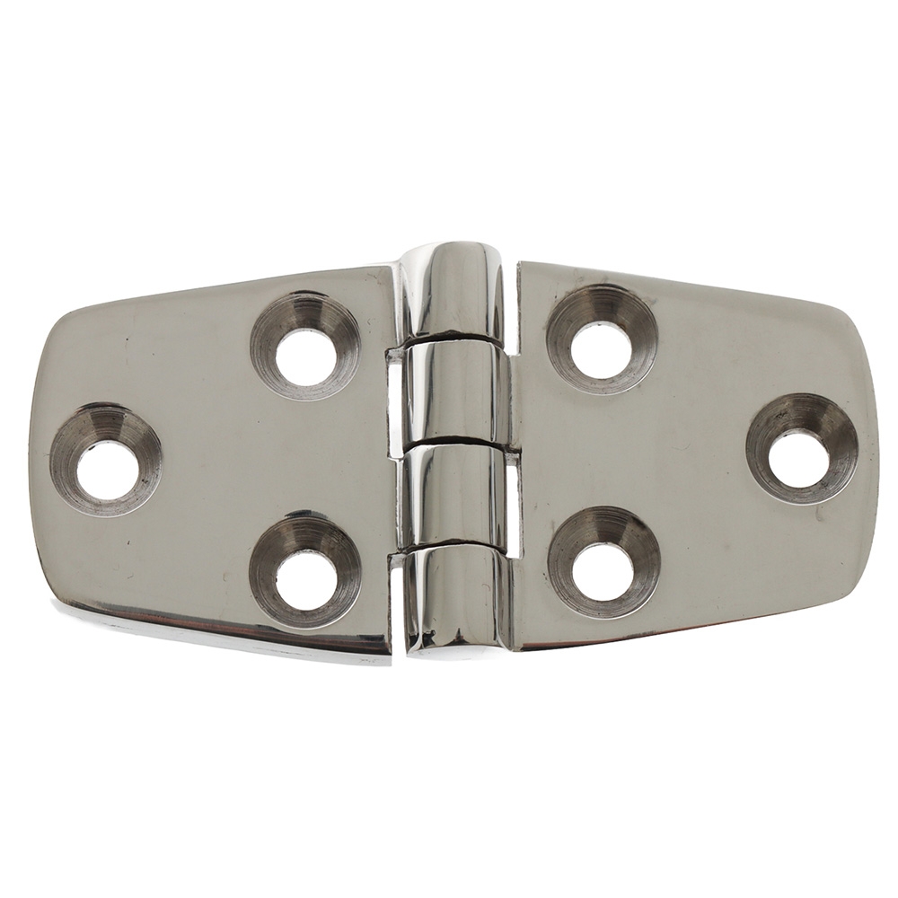 Sinox 316 Polished Stainless Steel Marine Door Hinge S9222 76 x 38 x 5 3/3 mm