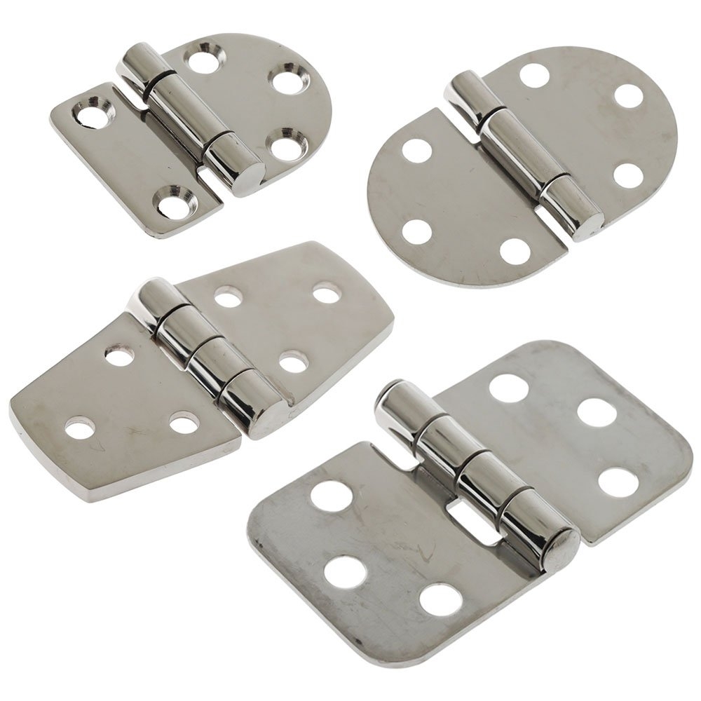 Sinox 316 Polished Stainless Steel Flush Door Hinge