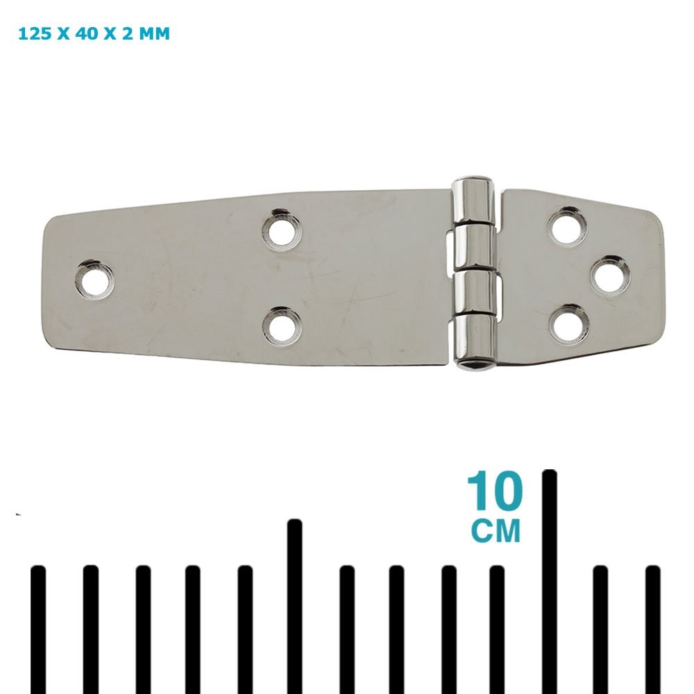 Sinox 316 Polished Stainless Steel Marine Door Hinge