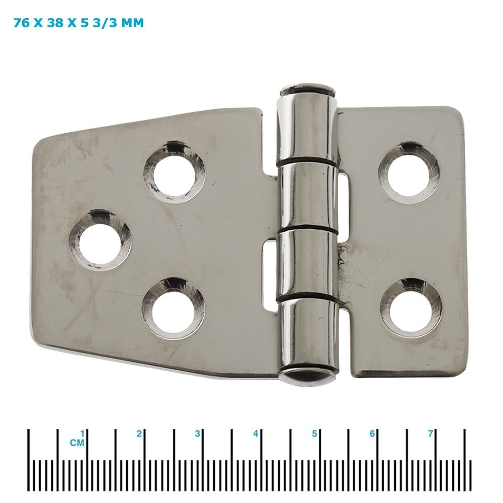 Sinox 316 Polished Stainless Steel Marine Door Hinge