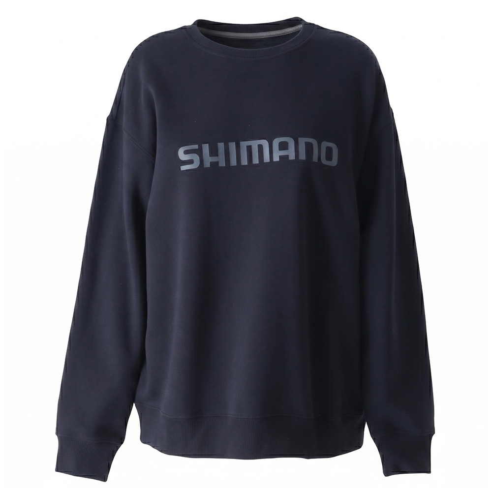 Shimano Black Stealth Womens Crew Long Sleeve Shirt
