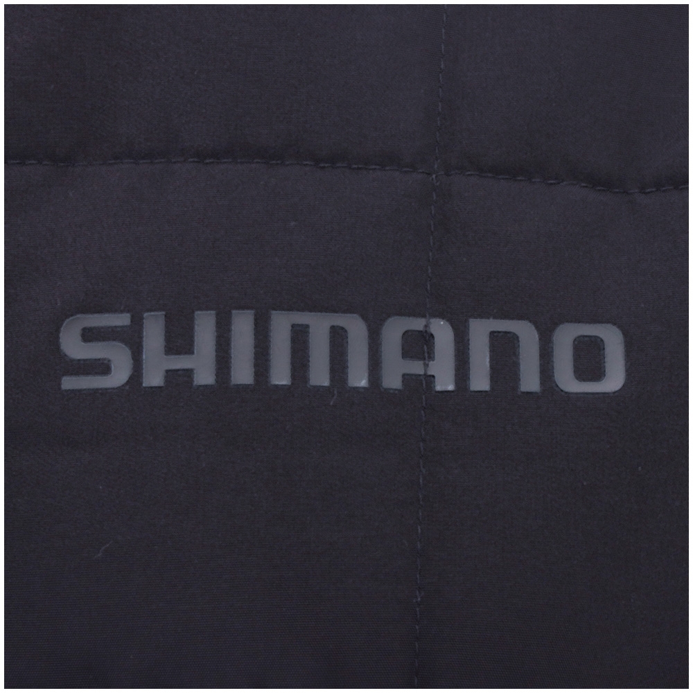 Shimano Black Stealth Zip-Off Sleeve Womens Puffer Jacket