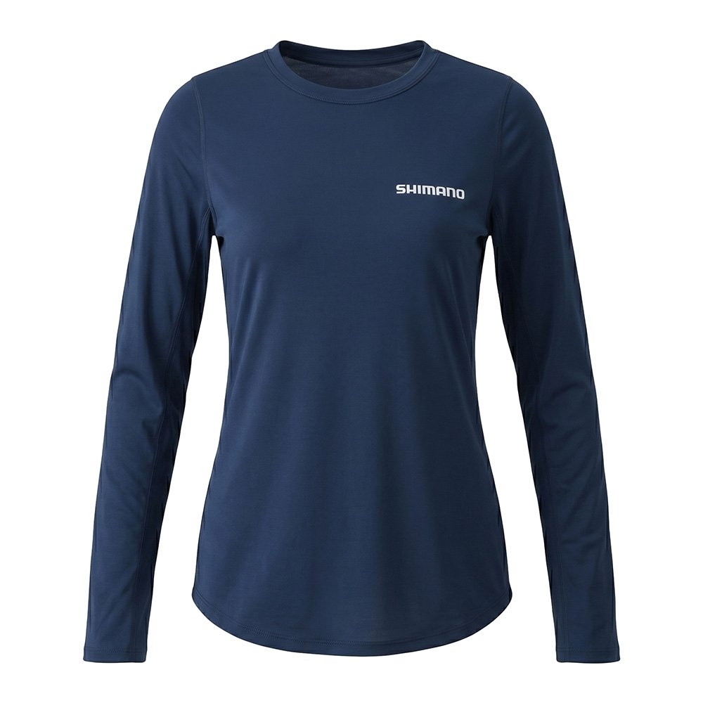 Shimano Ocean Blues Tech UPF50 Womens Long Sleeve Shirt