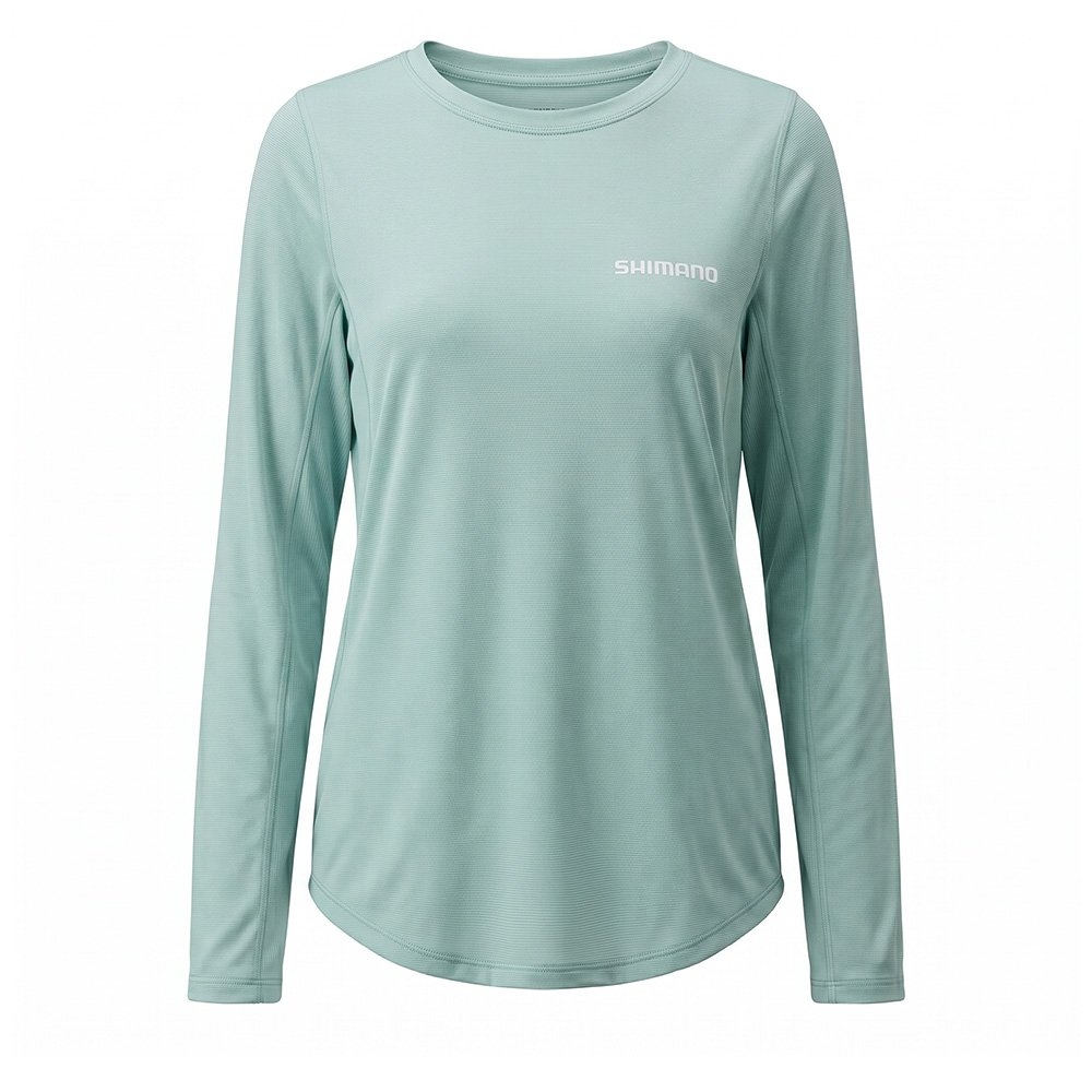 Shimano Ocean Blues Tech UPF50 Womens Long Sleeve Shirt