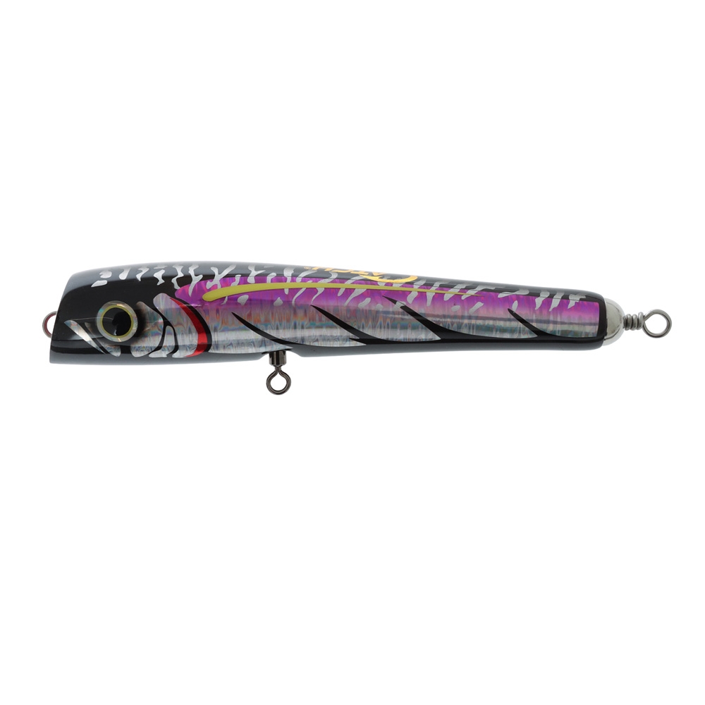 Catch Mojo D200 Handmade Diving Popper Lure 200mm Black Mack