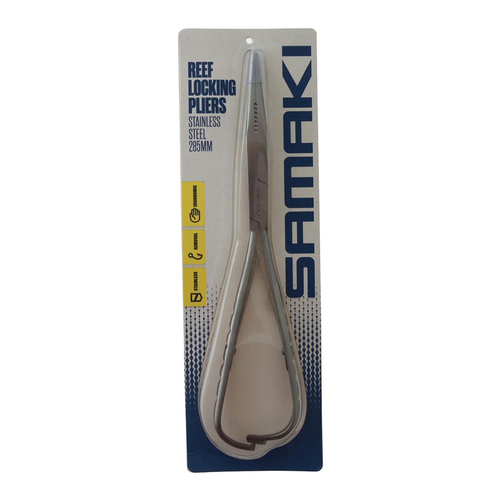 Samaki Stainless Steel Reef Locking Fishing Pliers 285mm