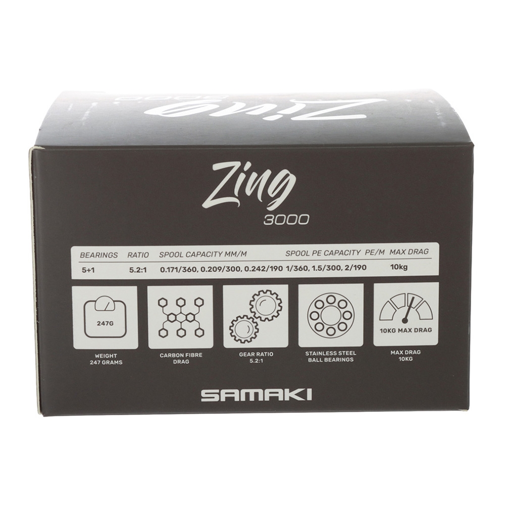 Samaki Zing Spin 3000 Spinning Reel