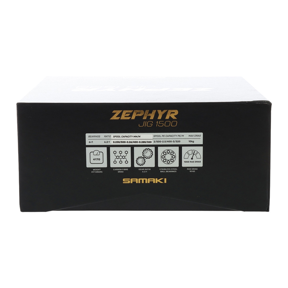 Samaki Zephyr Jig 1500 Overhead Reel