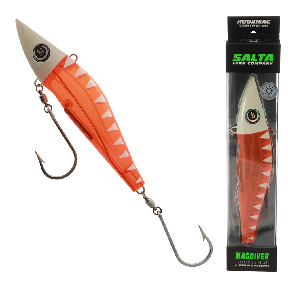 Salta MagDiver All-Speed Tuna Trolling Lure 10in Glow Head