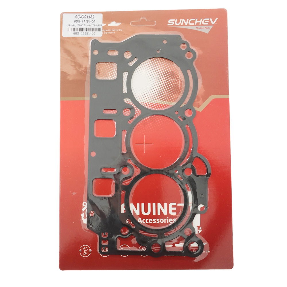 SUNCHEV Outboard Cylinder Head Gasket 6BG-11181-00 for Yamaha 30/40HP