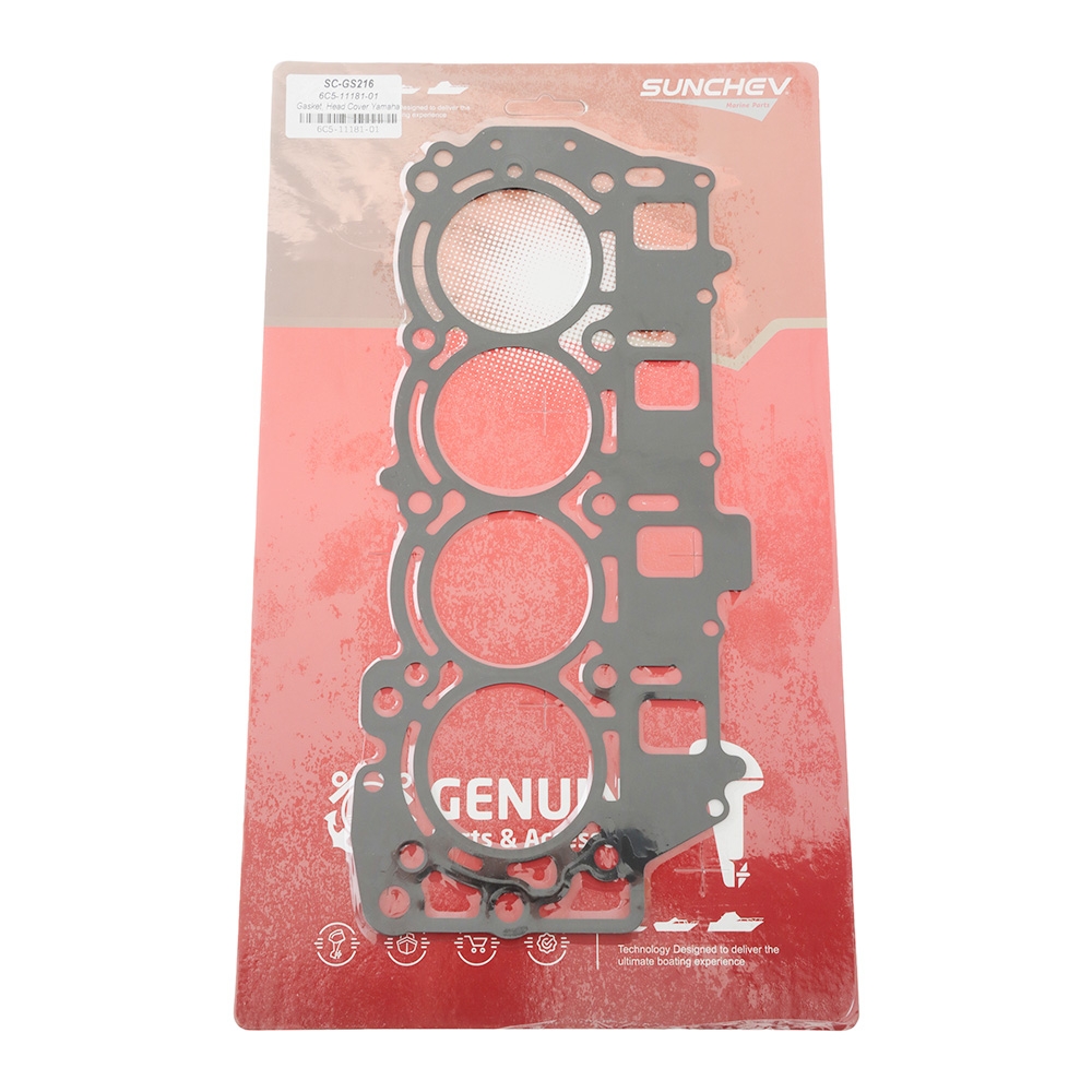 SUNCHEV Outboard Cylinder Head Gasket 6C5-11181-01 for Yamaha F50, F60 / 40HP