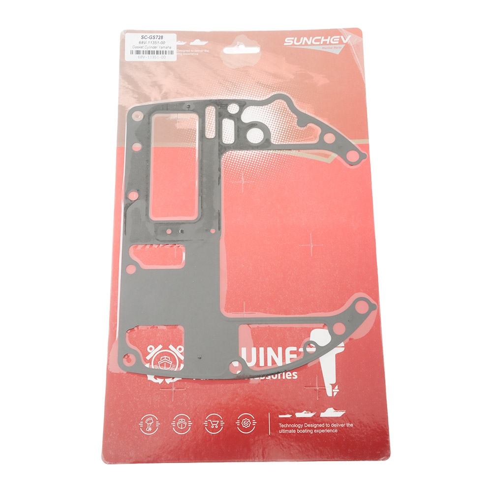 SUNCHEV Outboard Powerhead Base Gasket 68V-11351-00-00 for Yamaha 25-70HP
