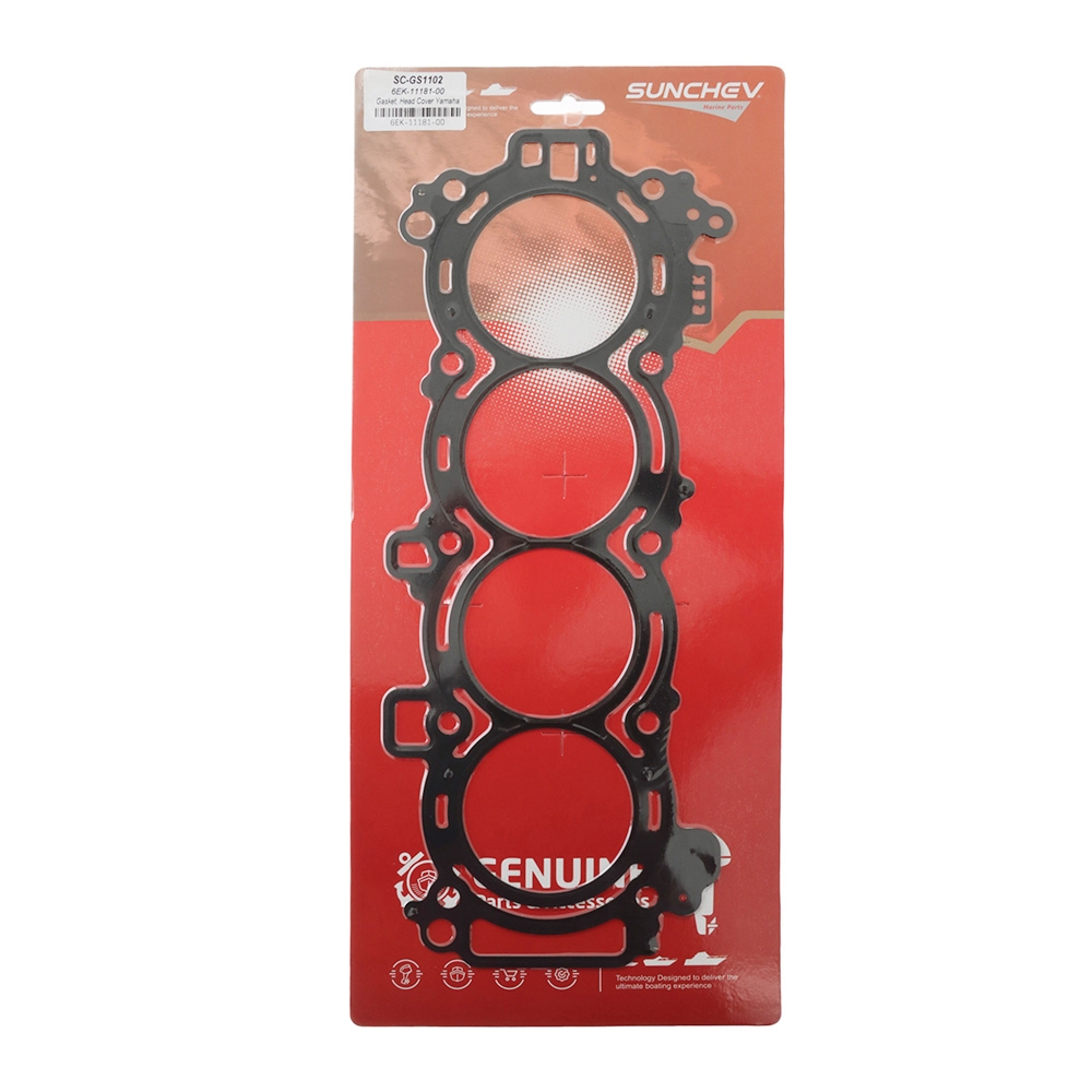 SUNCHEV Outboard Cylinder Head Gasket 6EK-11181-00-00 for Yamaha 2014-2025 F7-F130HP