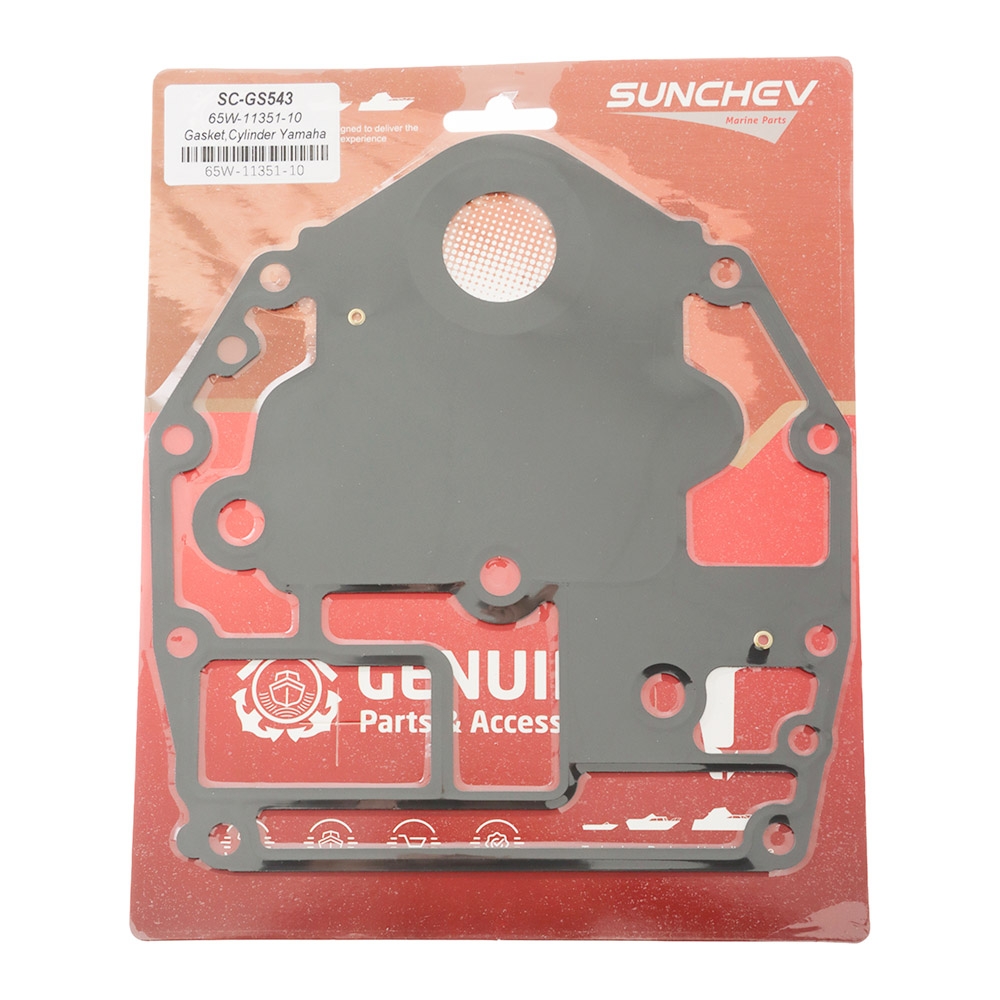 SUNCHEV Outboard Cylinder Base Gasket 65W-11351-10 for Yamaha 25HP