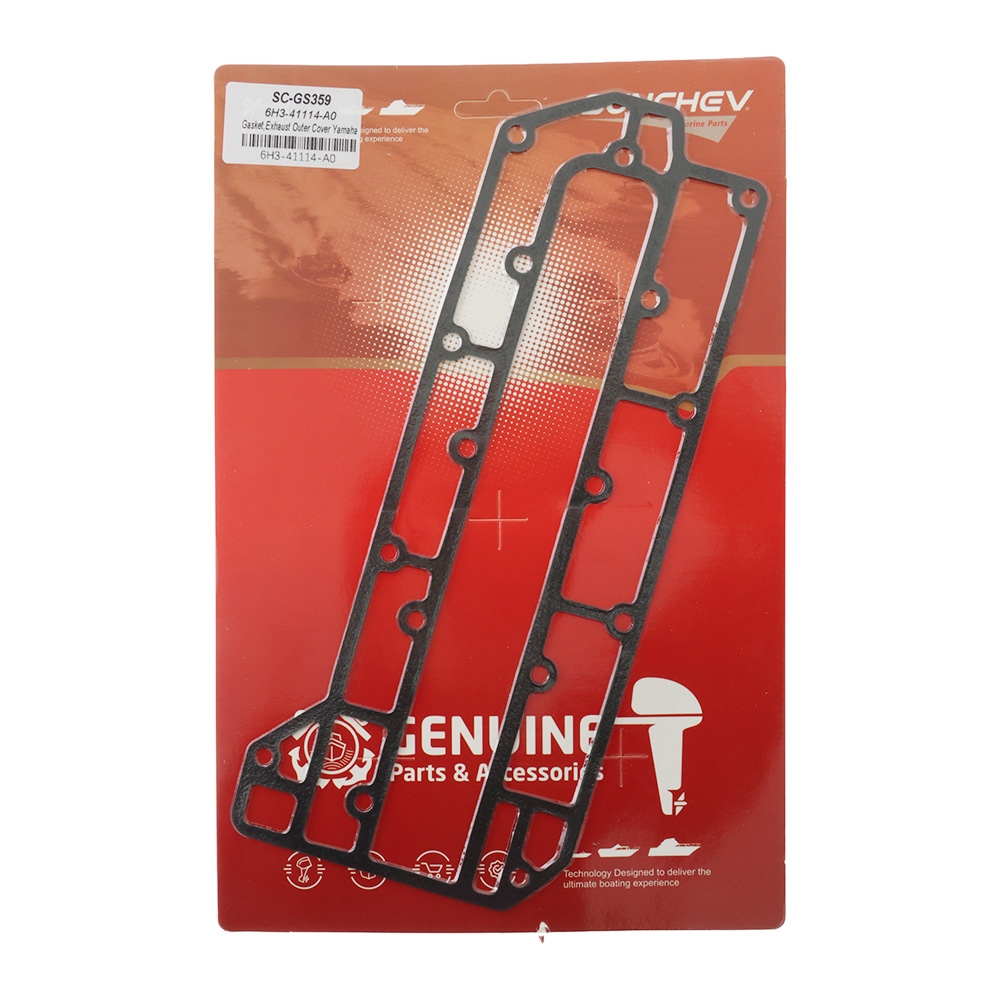 SUNCHEV Outboard Outer Side Plate Gasket 6H3-41114-A0 for Yamaha 60-70HP