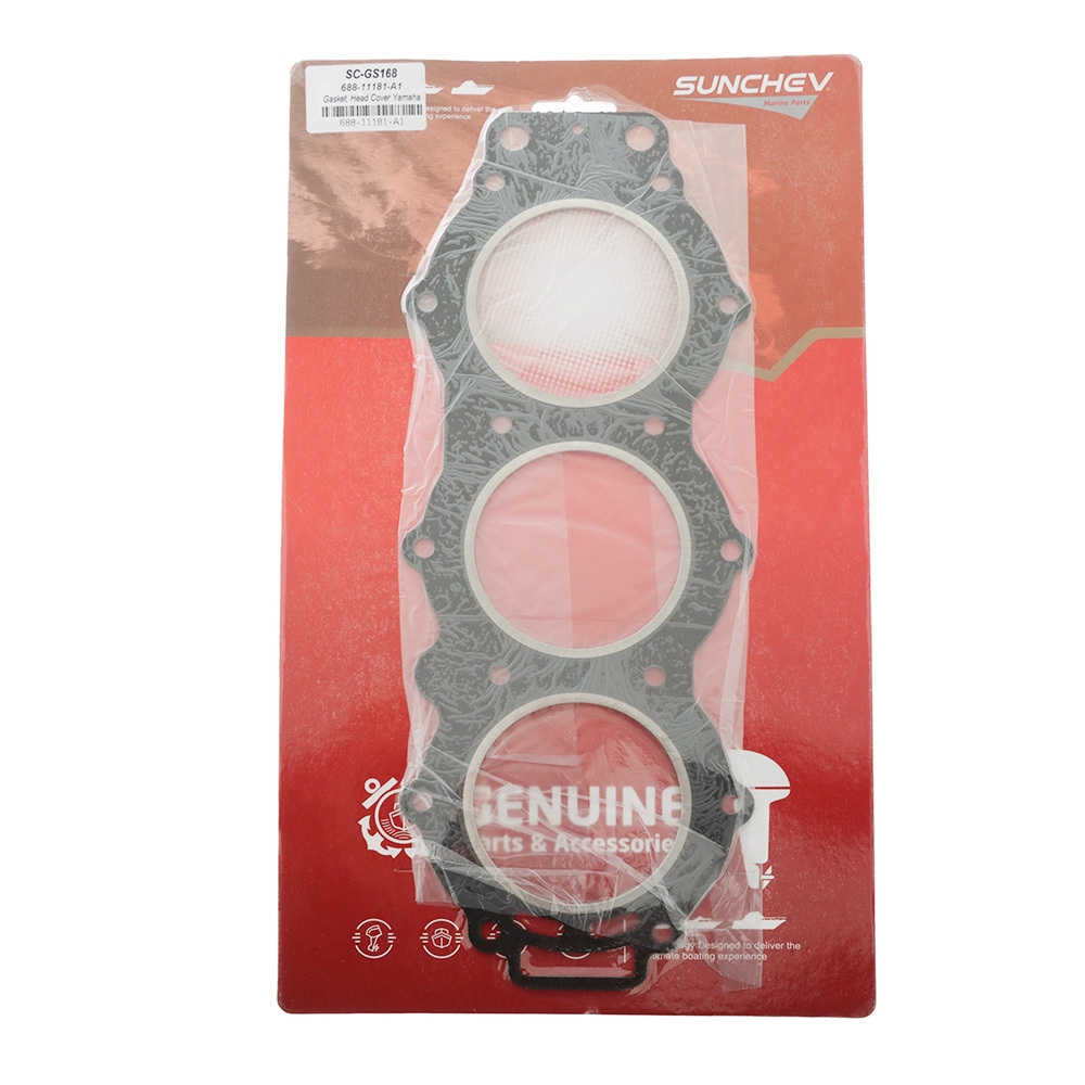 SUNCHEV Outboard Cylinder Head Gasket 688-11181-A1 for Yamaha 75-90HP