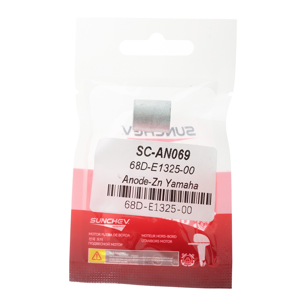 SUNCHEV Zinc Anode 68D-E1325-00 for Yamaha F4HP to F115HP