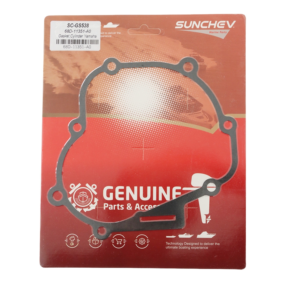 SUNCHEV Outboard Cylinder Base Gasket 68D-11351-A0-00 for Yamaha F4