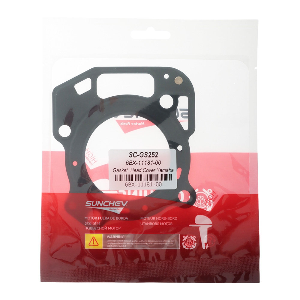 SUNCHEV Outboard Cylinder Head Gasket 6BX-11181-00 for Yamaha F4 to F6HP